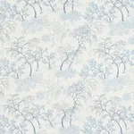 Schumacher 178360 Mori Sheer Porcelain fabric swatch