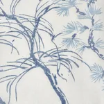 Schumacher 178360 Mori Sheer Porcelain fabric swatch
