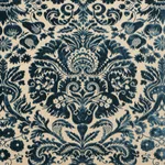 Schumacher 74070 Morimont Velvet Lake fabric swatch