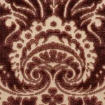 Schumacher 74072 Morimont Velvet Rosewood fabric swatch