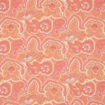 Schumacher 181062 Morning Sunrise Indoor/Outdoor Citrus fabric swatch