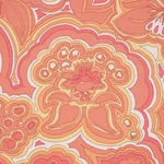 Schumacher 181062 Morning Sunrise Indoor/Outdoor Citrus fabric swatch