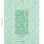Schumacher 181061 Morning Sunrise Indoor/Outdoor Fern fabric swatch