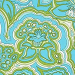 Schumacher 181061 Morning Sunrise Indoor/Outdoor Fern fabric swatch