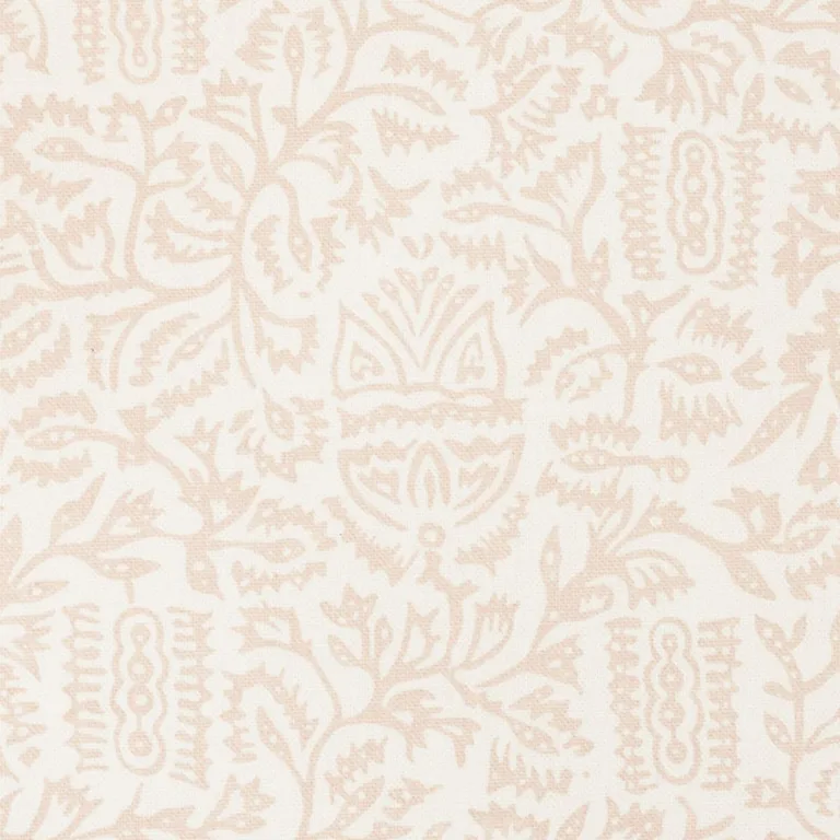 Schumacher 177770 Morris Blush fabric swatch