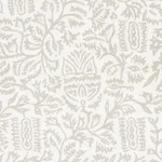 Schumacher 177771 Morris Taupe fabric swatch