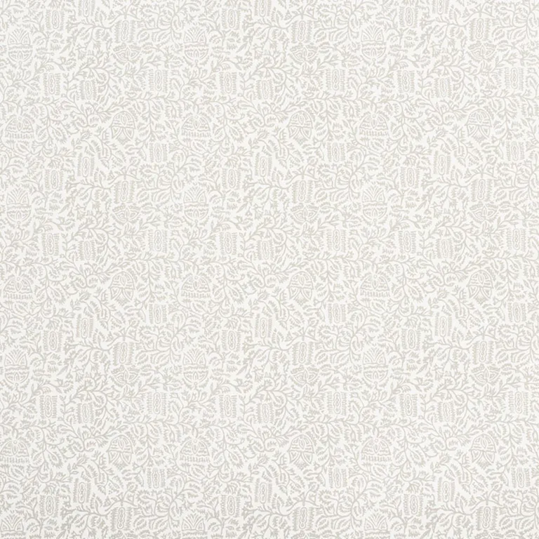 Schumacher 177771 Morris Taupe fabric swatch