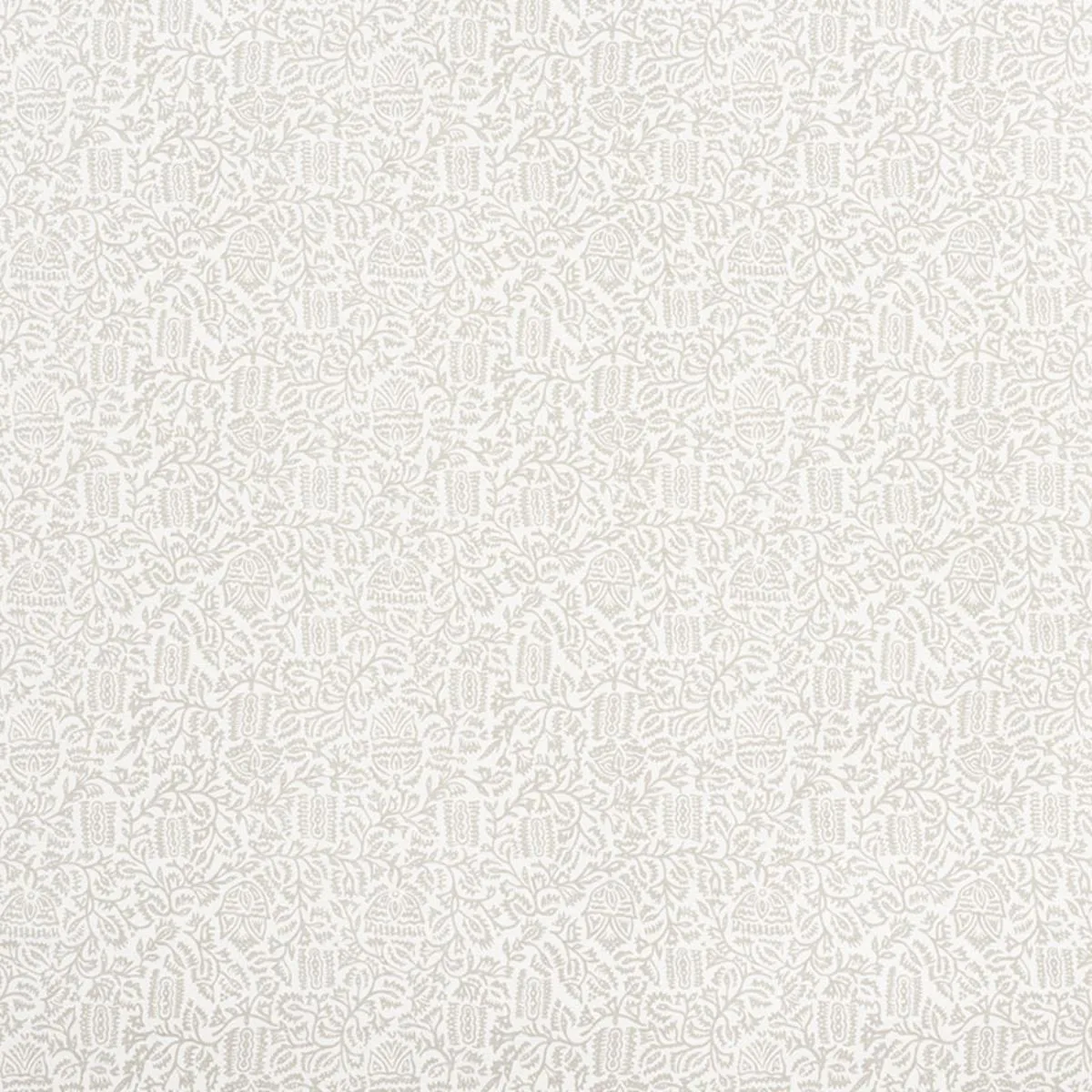 Schumacher 177771 Morris Taupe fabric swatch