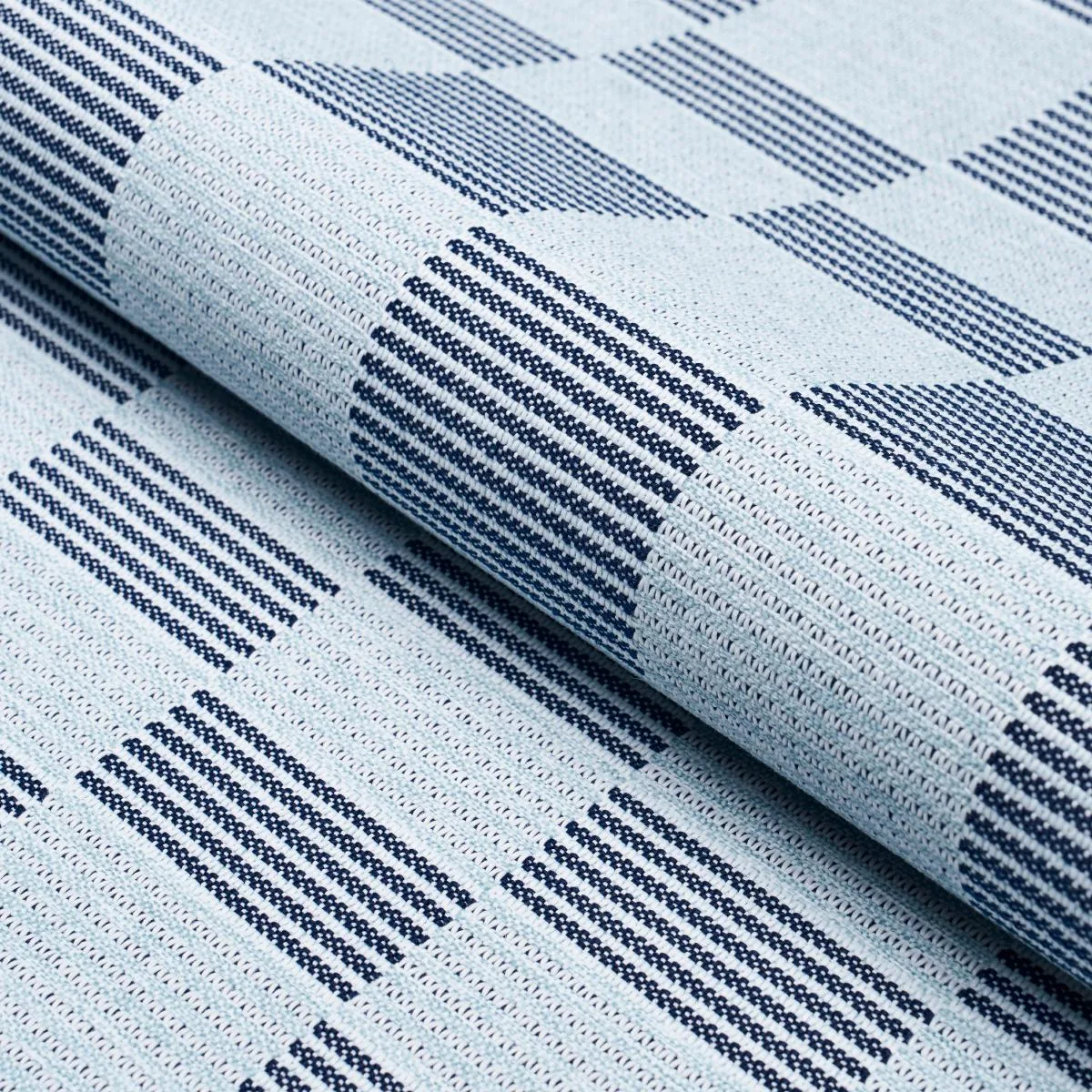 Schumacher 84280 Morro Indoor/Outdoor Chambray fabric swatch