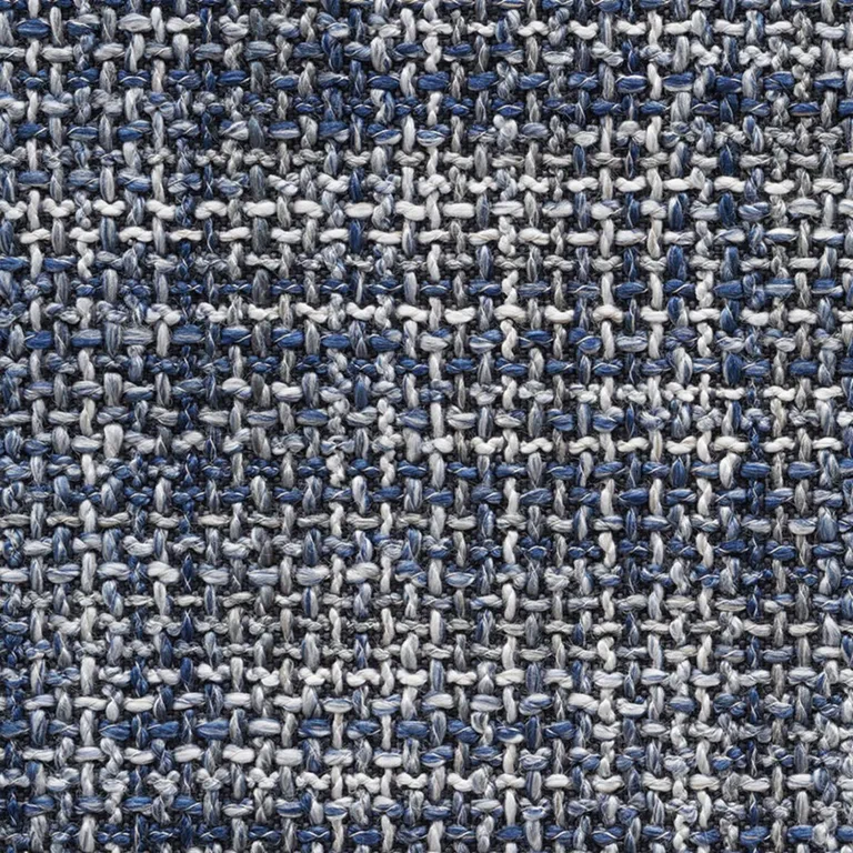 Schumacher 73372 Morrow Indigo fabric swatch