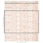 Schumacher 179871 Mrs. Howell Blush fabric swatch
