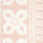Schumacher 179871 Mrs. Howell Blush fabric swatch