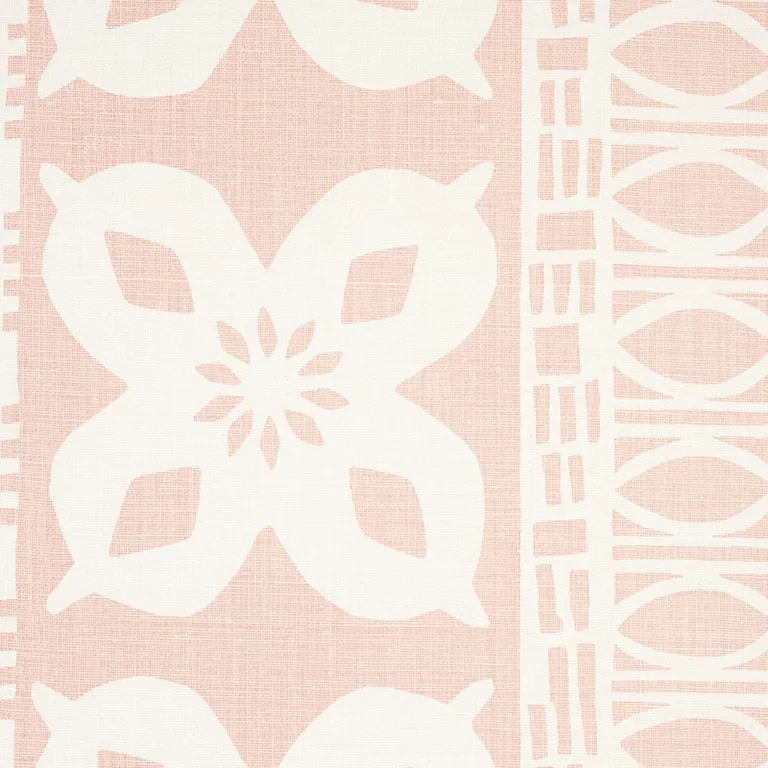 Schumacher 179871 Mrs. Howell Blush fabric swatch