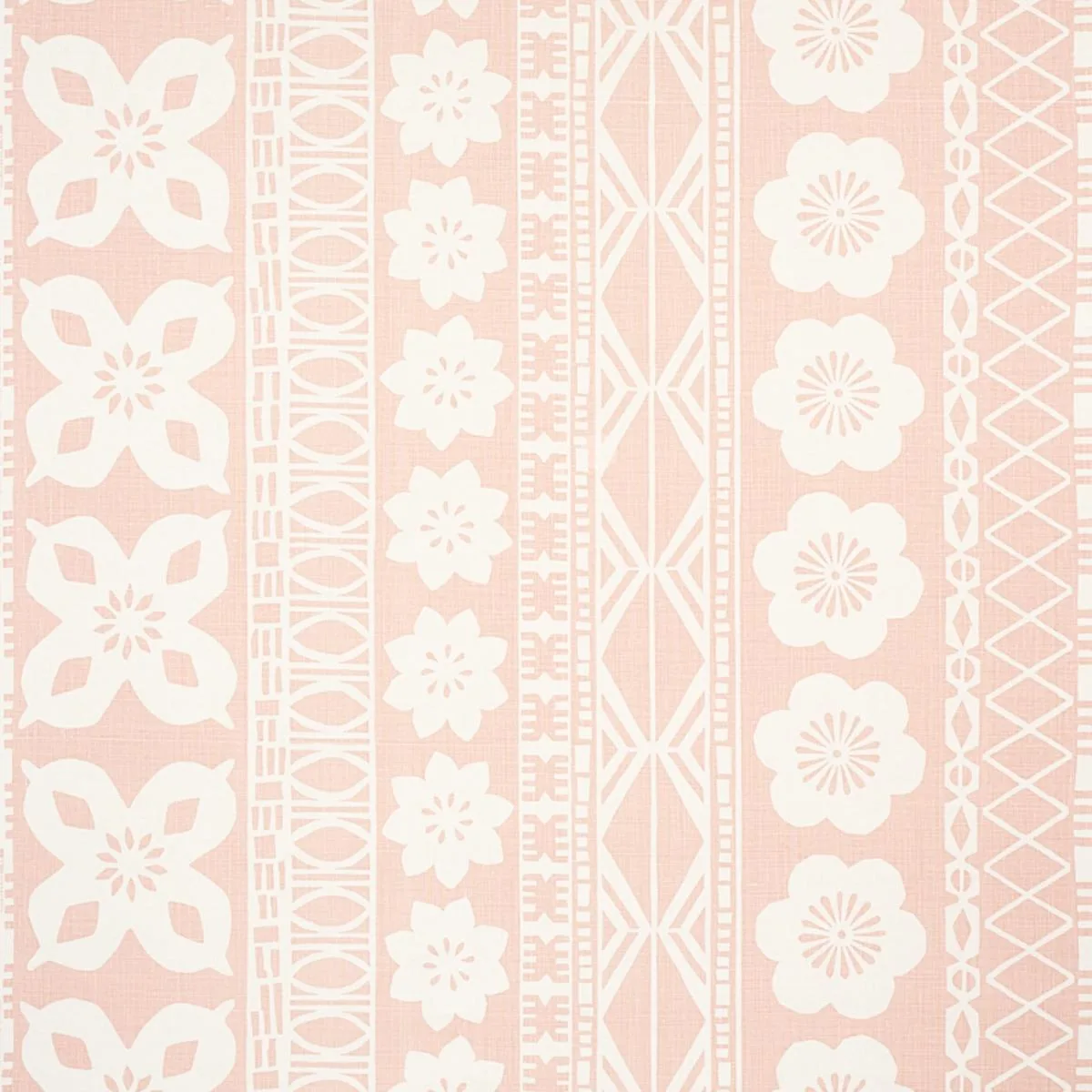 Schumacher 179871 Mrs. Howell Blush fabric swatch