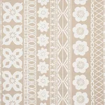 Schumacher 179870 Mrs. Howell Natural fabric swatch