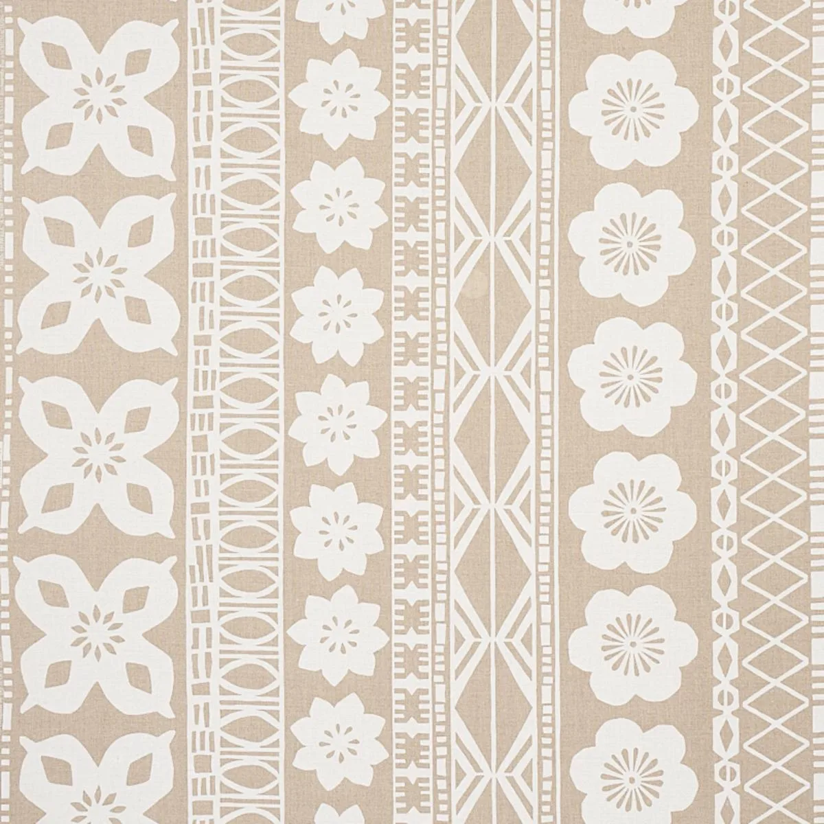 Schumacher 179870 Mrs. Howell Natural fabric swatch