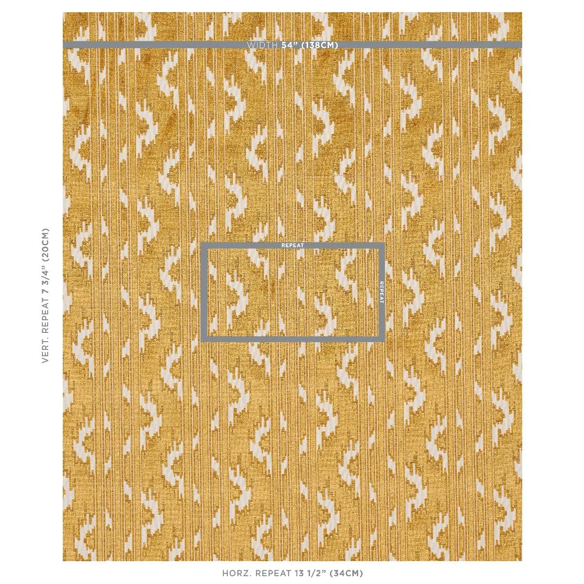 Schumacher 80321 Murat Velvet Gold fabric swatch