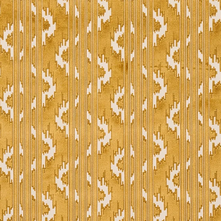 Schumacher 80321 Murat Velvet Gold fabric swatch