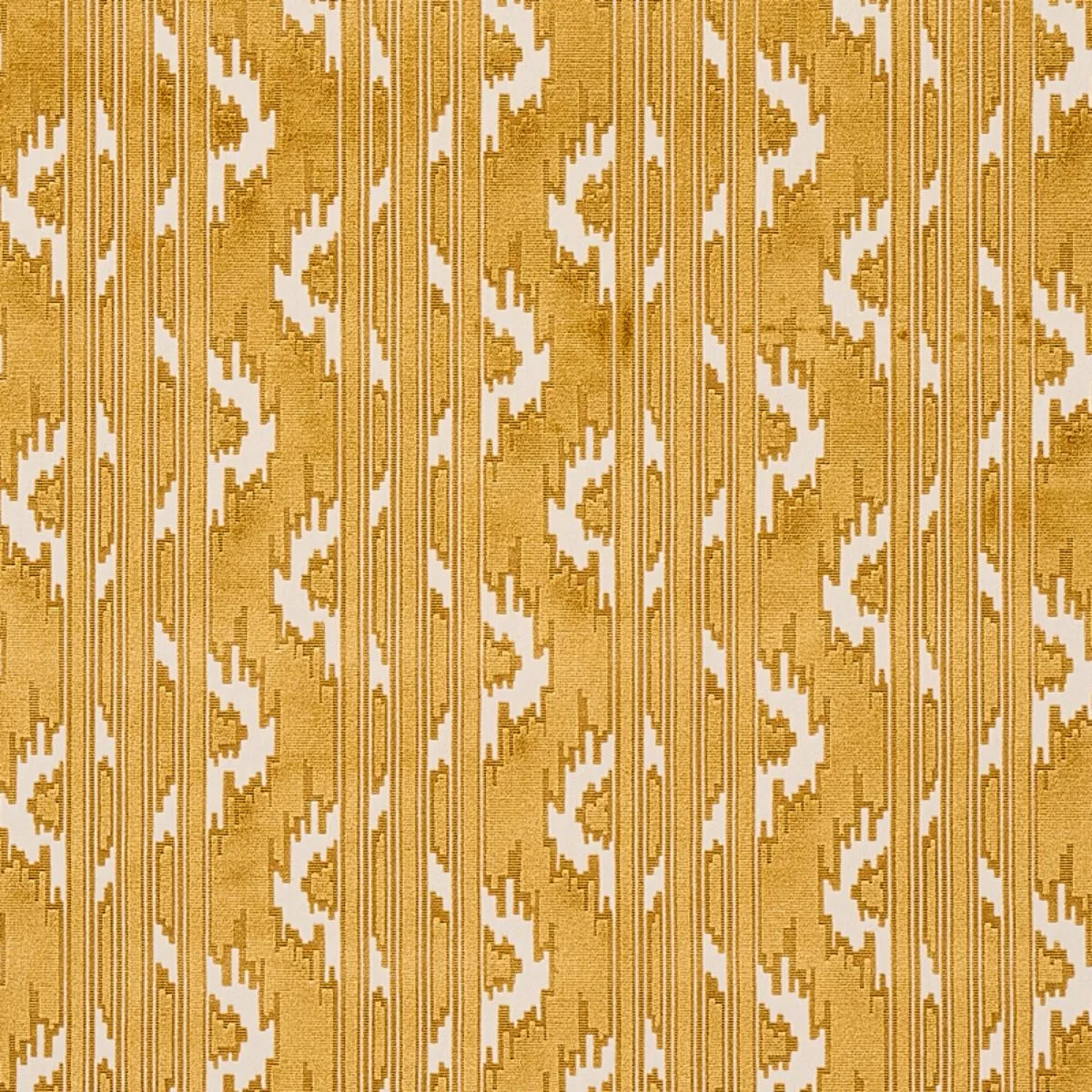 Schumacher 80321 Murat Velvet Gold fabric swatch