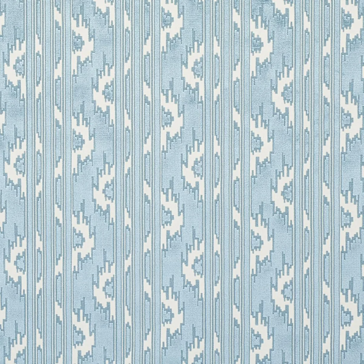 Schumacher 80320 Murat Velvet Sky fabric swatch