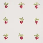 Schumacher 182500 My Little Radish Red fabric swatch