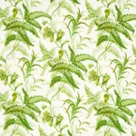 Schumacher 180100 Myers Fern Linen Tropical fabric swatch