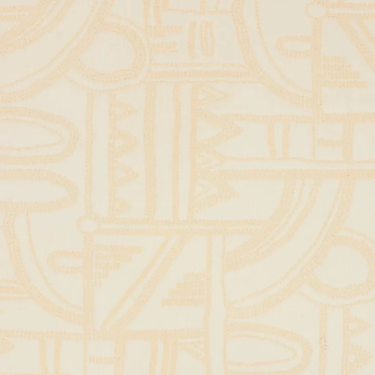 Schumacher 71920 Nadia Matelassé Ivory fabric swatch