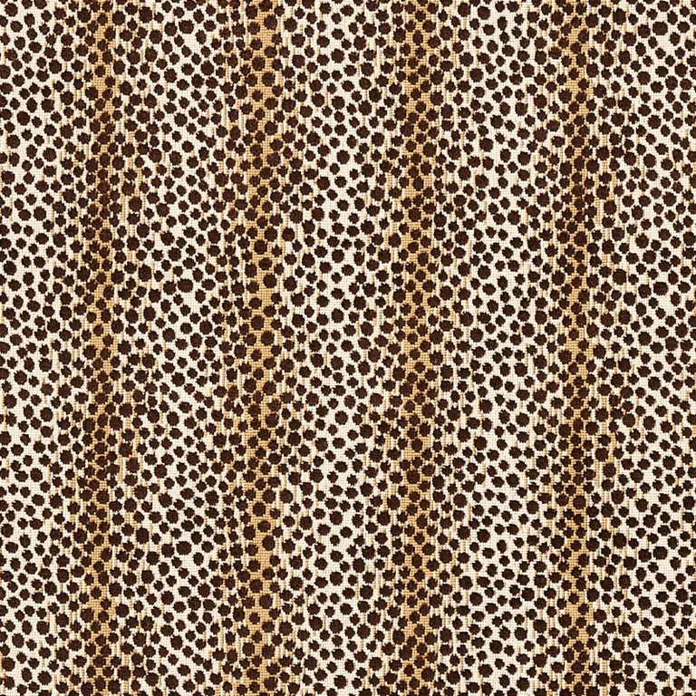 Schumacher 64735 Nakuru Linen Velvet Brown fabric swatch