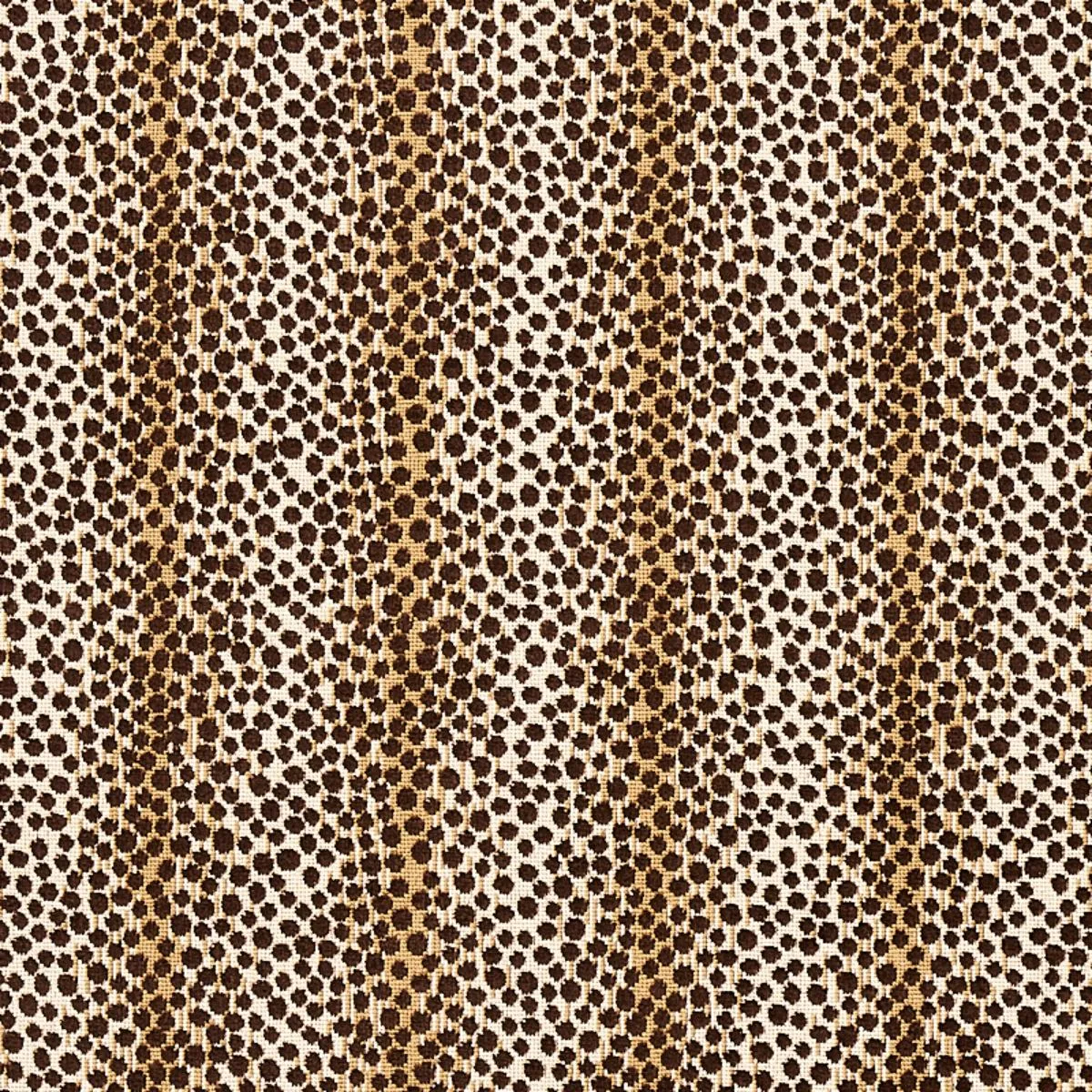 Schumacher 64735 Nakuru Linen Velvet Brown fabric swatch