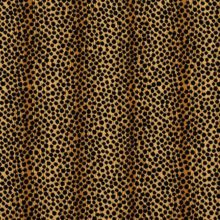 Schumacher 64734 Nakuru Linen Velvet Leopard fabric swatch