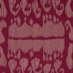 Schumacher 80382 Nallamala Fabric Garnet fabric swatch