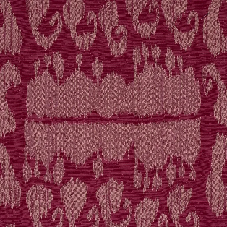 Schumacher 80382 Nallamala Fabric Garnet fabric swatch