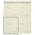 Schumacher 80380 Nallamala Fabric Ivory fabric swatch