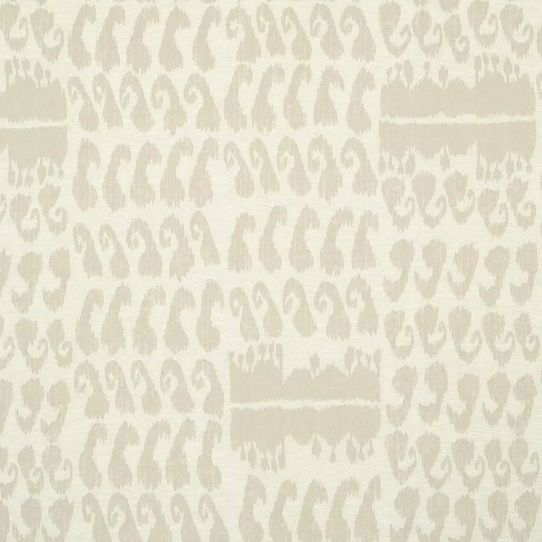 Schumacher 80380 Nallamala Fabric Ivory fabric swatch