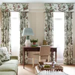 Schumacher 177201 Nancy Floral Grisaille fabric swatch