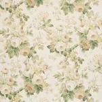 Schumacher 177206 Nancy Floral Ivory fabric swatch