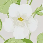 Schumacher 179492 Nasturtium Stone fabric swatch