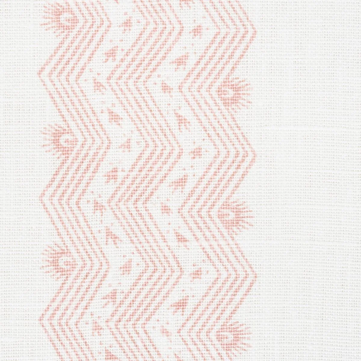 Schumacher 177702 Nauset Stripe Blush fabric swatch