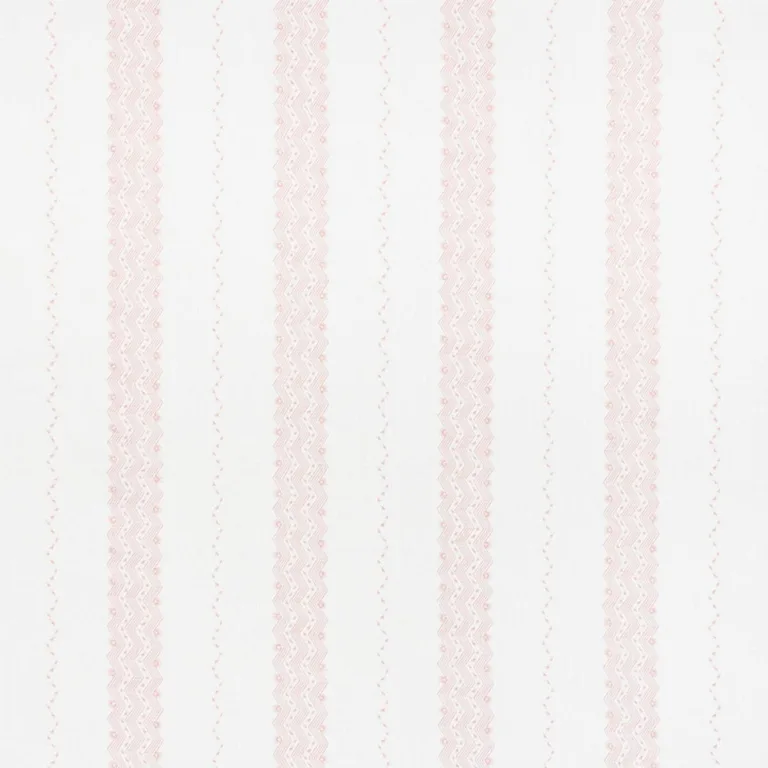 Schumacher 177702 Nauset Stripe Blush fabric swatch