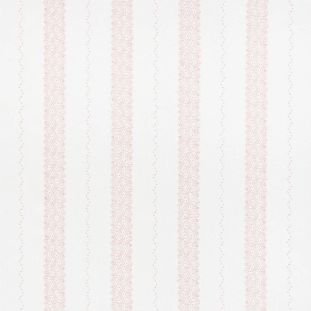 Schumacher 177702 Nauset Stripe Blush fabric swatch