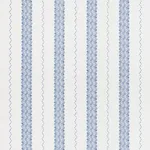 Schumacher 177700 Nauset Stripe Indigo fabric swatch