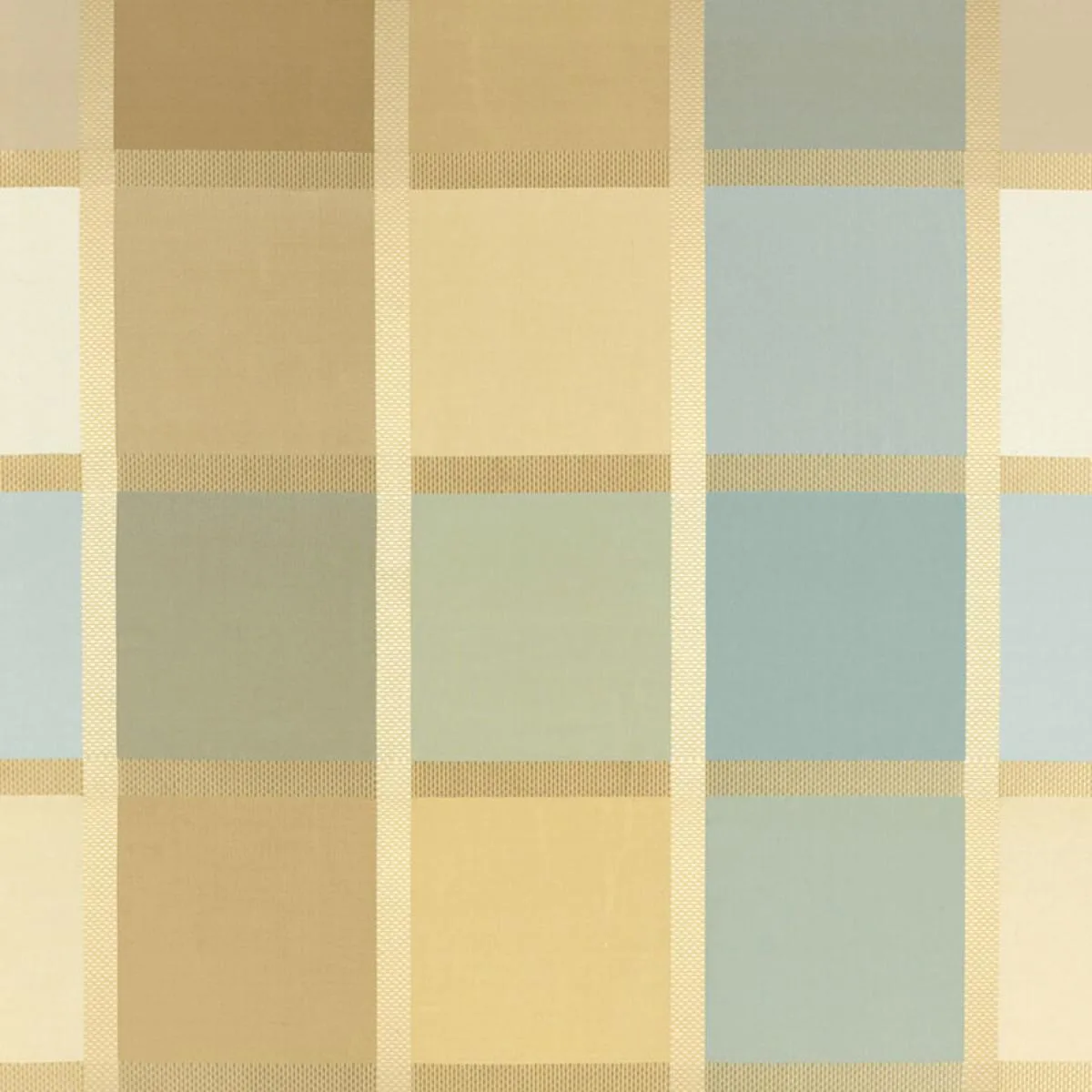 Schumacher 62850 Navsari Silk Plaid Opal fabric swatch