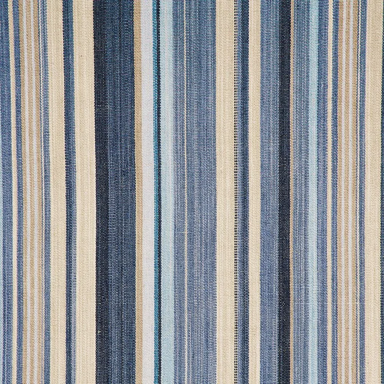 Schumacher 74412 Nevado Denim Blue fabric swatch