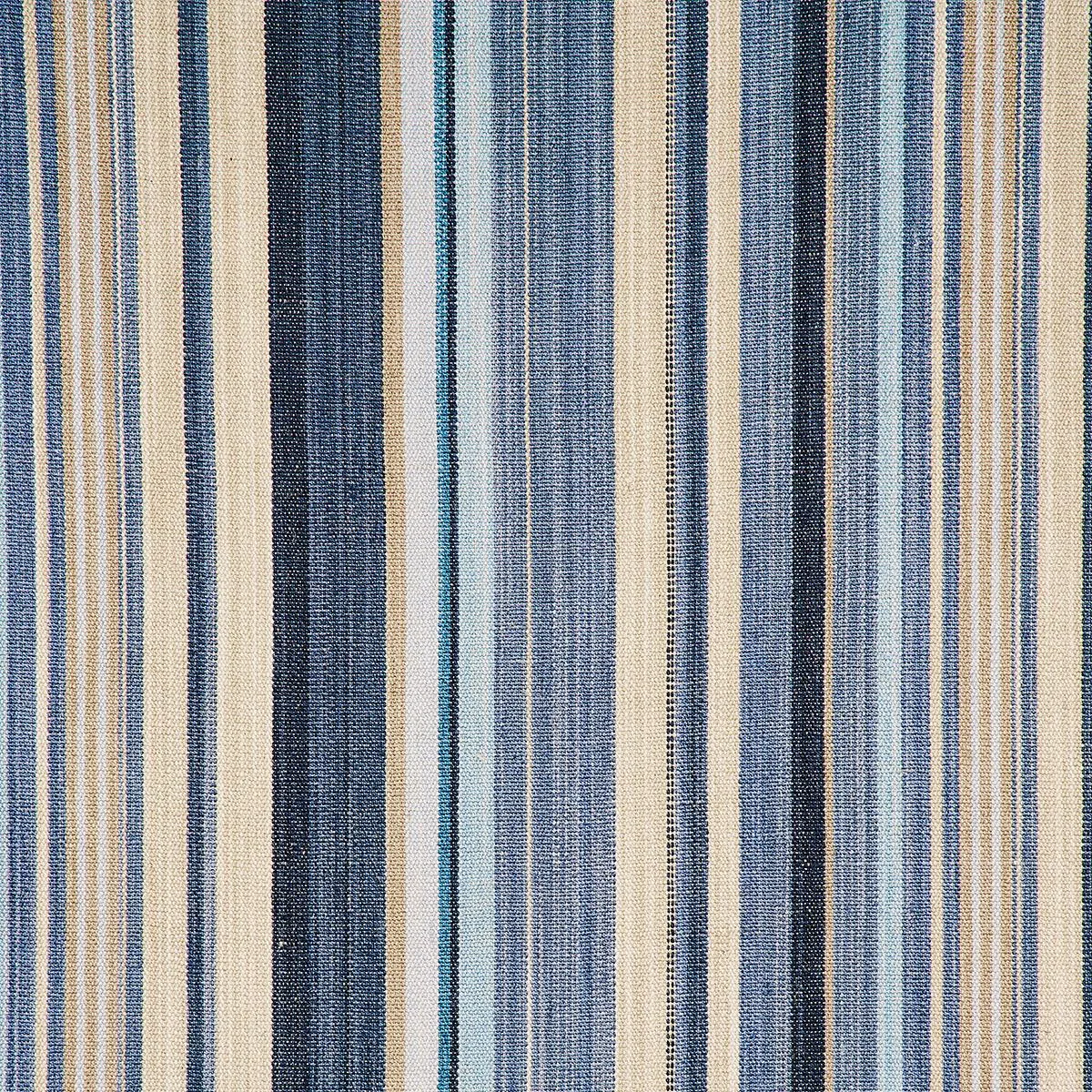 Schumacher 74412 Nevado Denim Blue fabric swatch