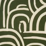 Schumacher 182363 New Beat Olive fabric swatch