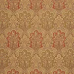 Schumacher 64591 New Castle Paisley Tuscan fabric swatch