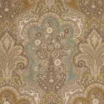 Schumacher 64592 New Castle Paisley Venetian fabric swatch