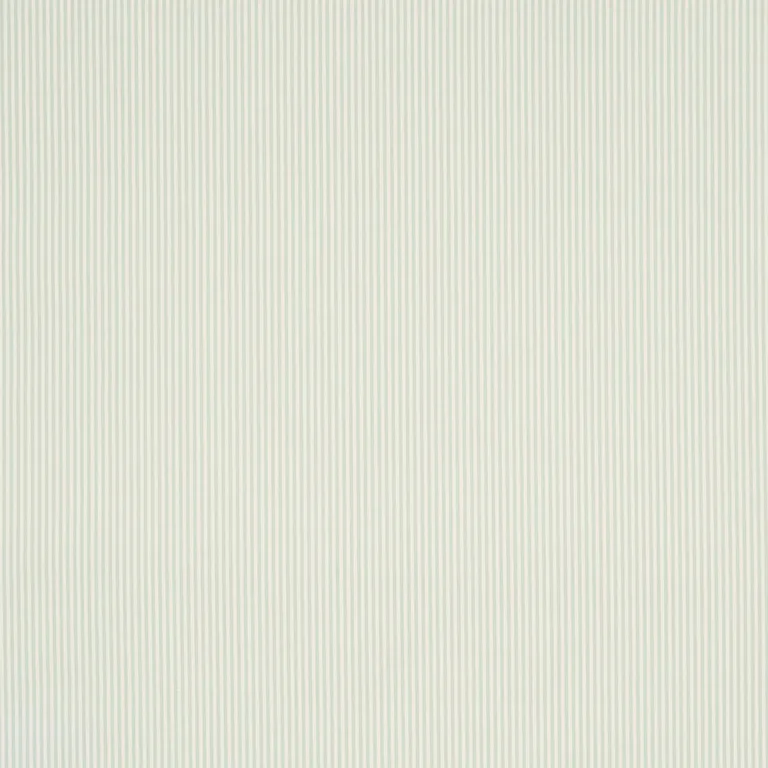 Schumacher 1230034 Newport Poplin Stripe Aqua fabric swatch