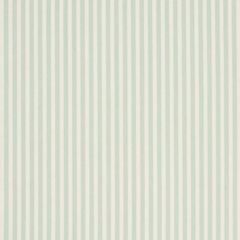 Schumacher 1230034 Newport Poplin Stripe Aqua fabric swatch
