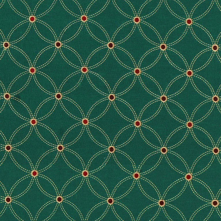 Schumacher 62252 Nexus Embroidery Smoky Teal fabric swatch